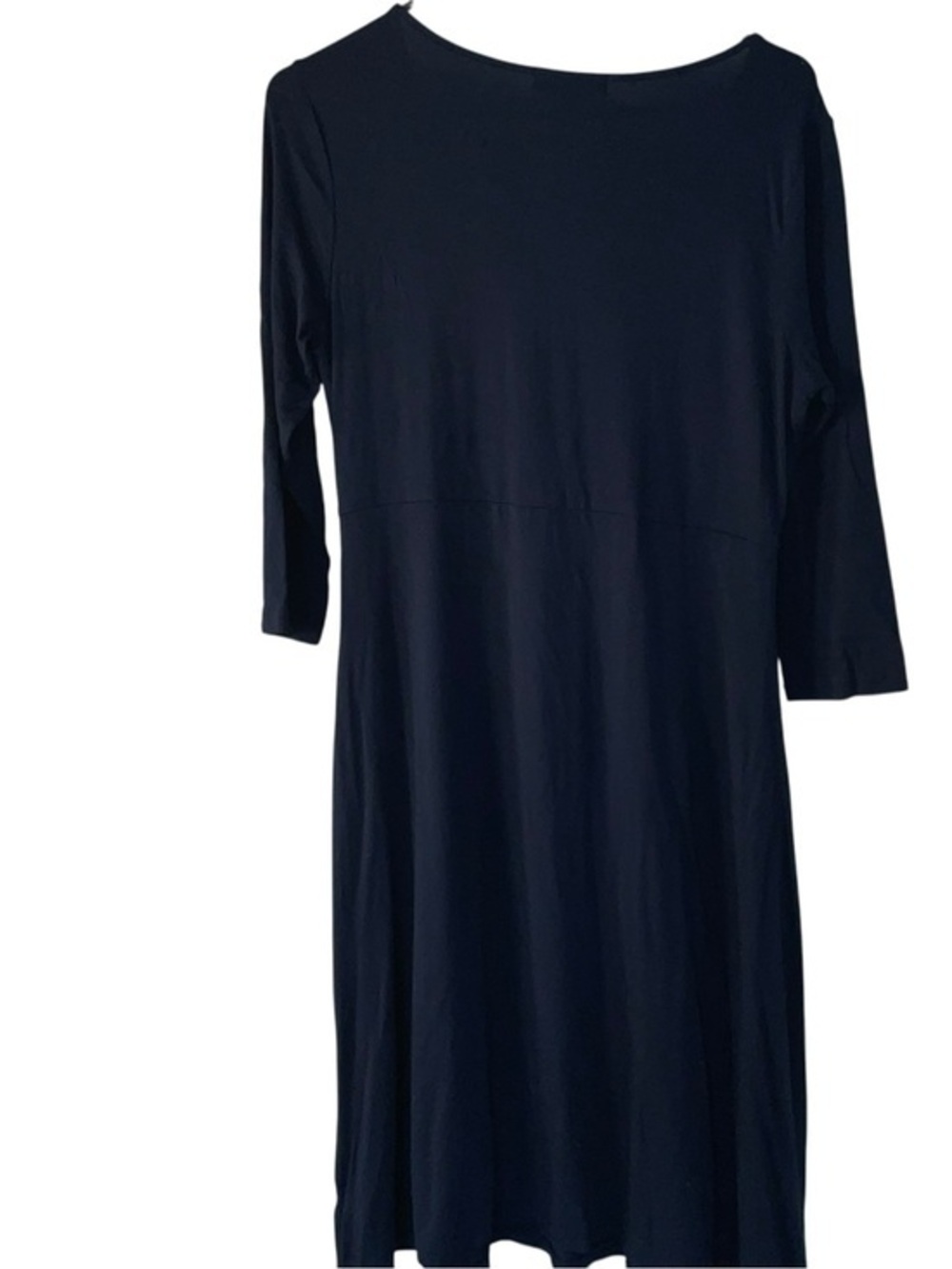 George Navy Long-Sleeve Boatneck Jersey Dress